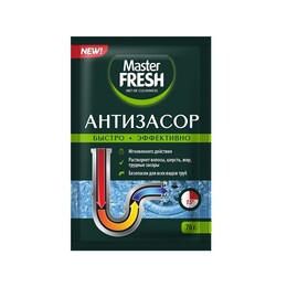 Чистящее средство для труб Master Fresh 70гр.Антизасор (1/50)